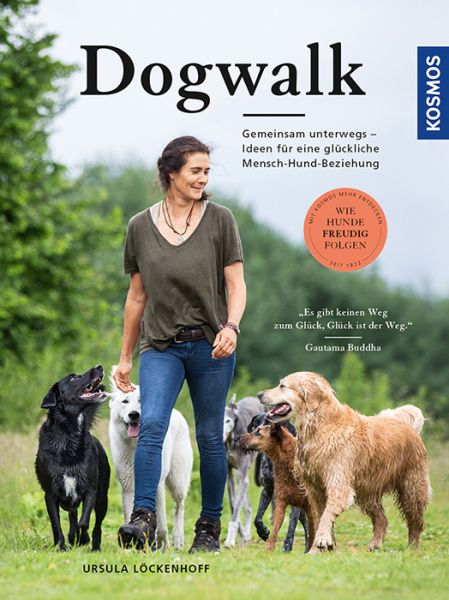 Dogwalk Wie Hunde freudig folgen