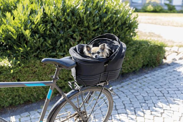Hundefahrradkorb für schmale Gepäckträger
