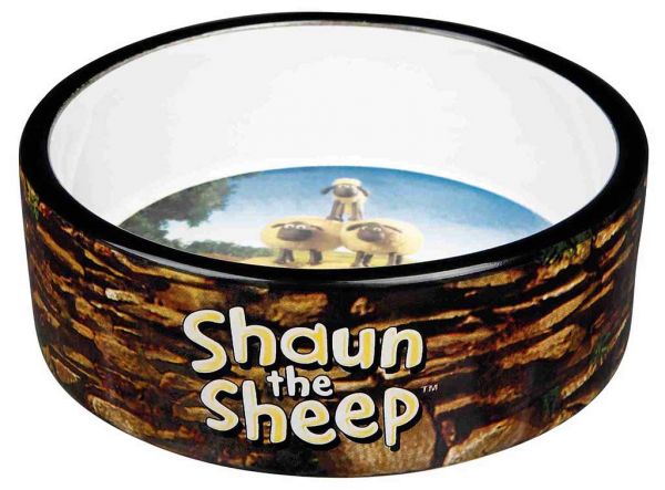 Keramiknapf Shaun das Schaf Braun