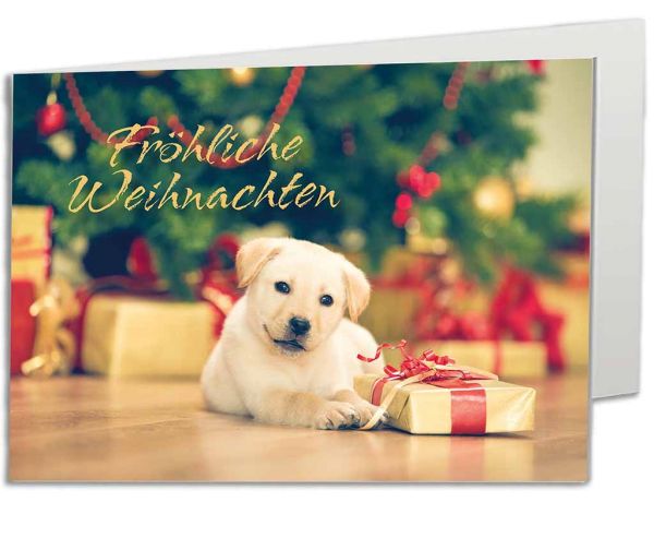 Klappkarte "Fröhliche Weihnachten"