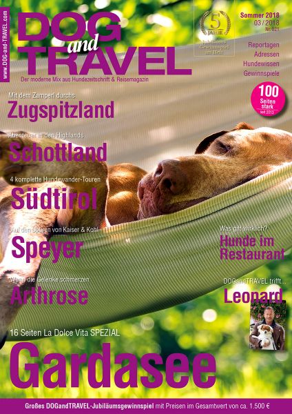 DOGandTRAVEL Nr. 21 (Sommer 2018 (DIGITAL))