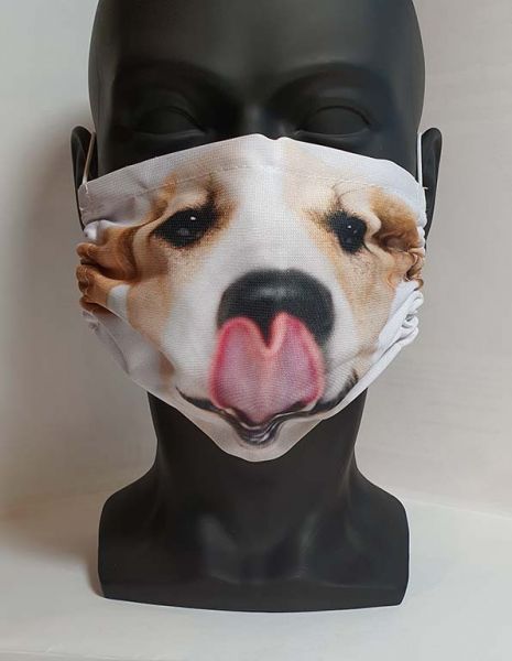 Mund-Nasen-Maske "Hundeschnauze" (2-lagig)